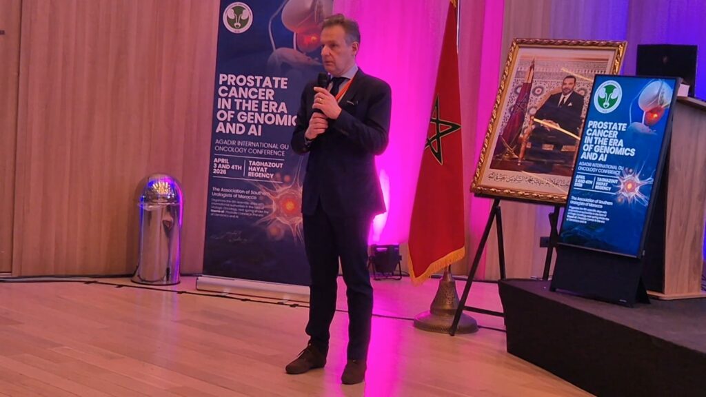 أكادير تحتضن مؤتمر AUS.. ثورة الجينوم والذكاء الاصطناعي تغيّر علاج سرطان البروستاتا بالمغرب (+ فيديو وصور) أكادير تحتضن مؤتمر AUS.. ثورة الجينوم والذكاء الاصطناعي تغيّر علاج سرطان البروستاتا بالمغرب (+ فيديو وصور)
