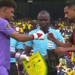 لاعبو صن داونز والجيش الملكي في ذهاب نهائي دوري أبطال إفريقيا