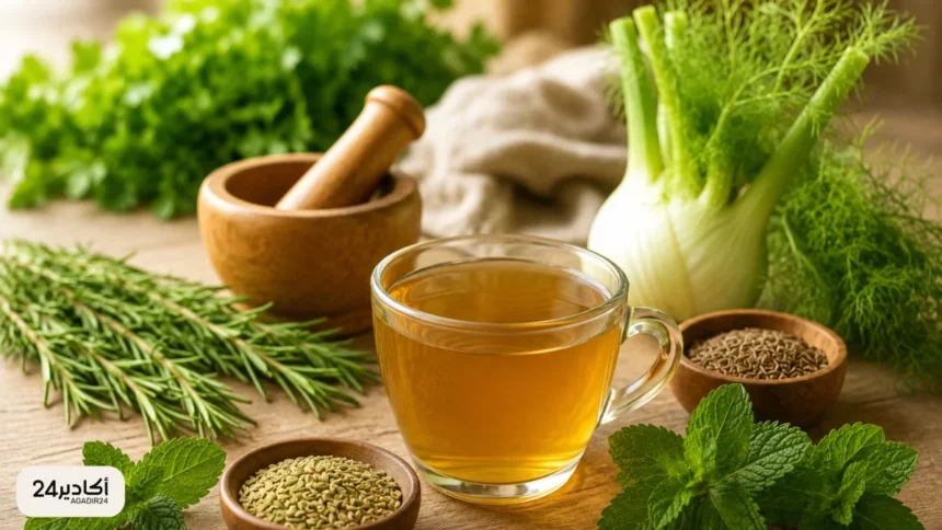 بعد وجبات العيد الثقيلة.. أعشاب قد تخفف الانتفاخ وتساعد الهضم