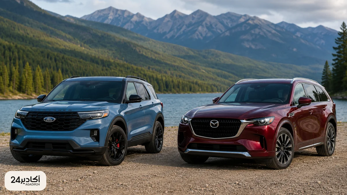 فورد إكسبلورر ST ومازدا CX-90 في مواجهة ساخنة.. أيهما أفضل للعائلة؟ 