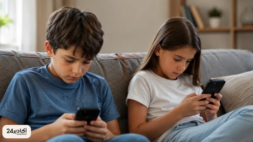 هل أصبحت السوشيال ميديا “تدخيناً رقمياً” يهدد صحة الأطفال؟ - أكادير24