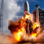 صاروخ Blue Origin يتحول إلى كرة نار.. هل يتعثر حلم بيزوس في منافسة SpaceX؟ - أكادير24