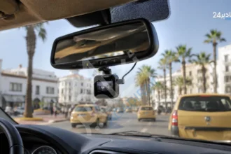 كاميرا مراقبة داخل سيارة في سياق مطالب سائقي سيارات الأجرة بأكادير
