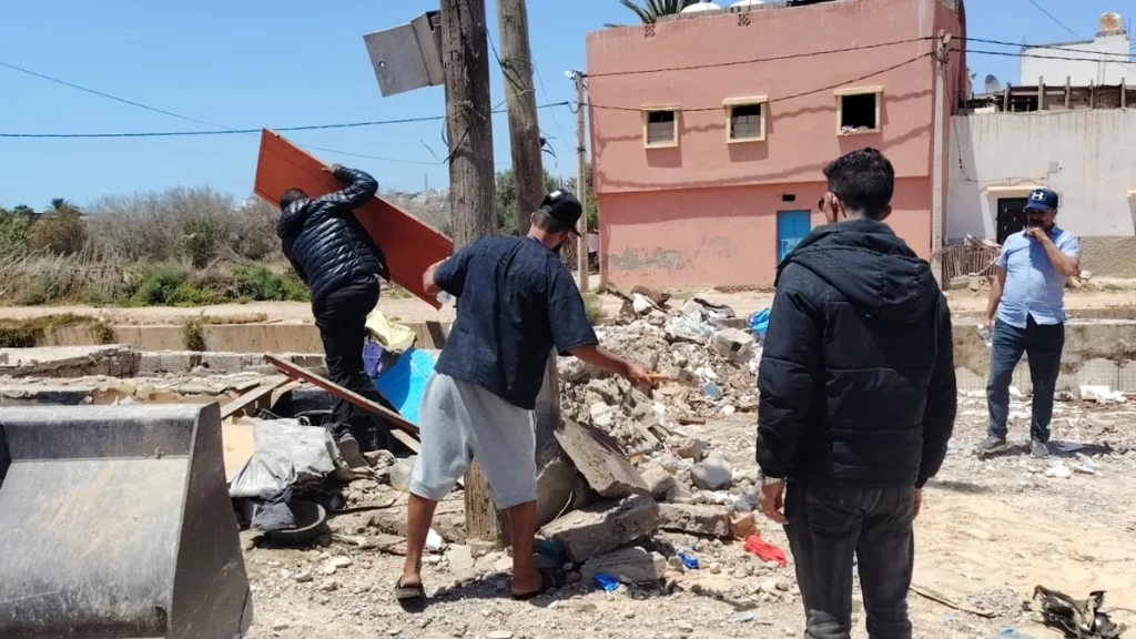 قائد قيادة أورير يشرف على حملة تحرير الملك العمومي