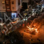 حريق بعربة بائع جائل بحي السلام في أكادير وسط تجمع المواطنين