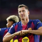روبرت ليفاندوفسكي يودع برشلونة بعد أربعة مواسم