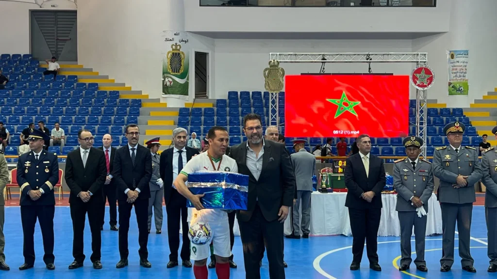 Ligue de mini-football pour les unités de la Gendarmerie royale (12)