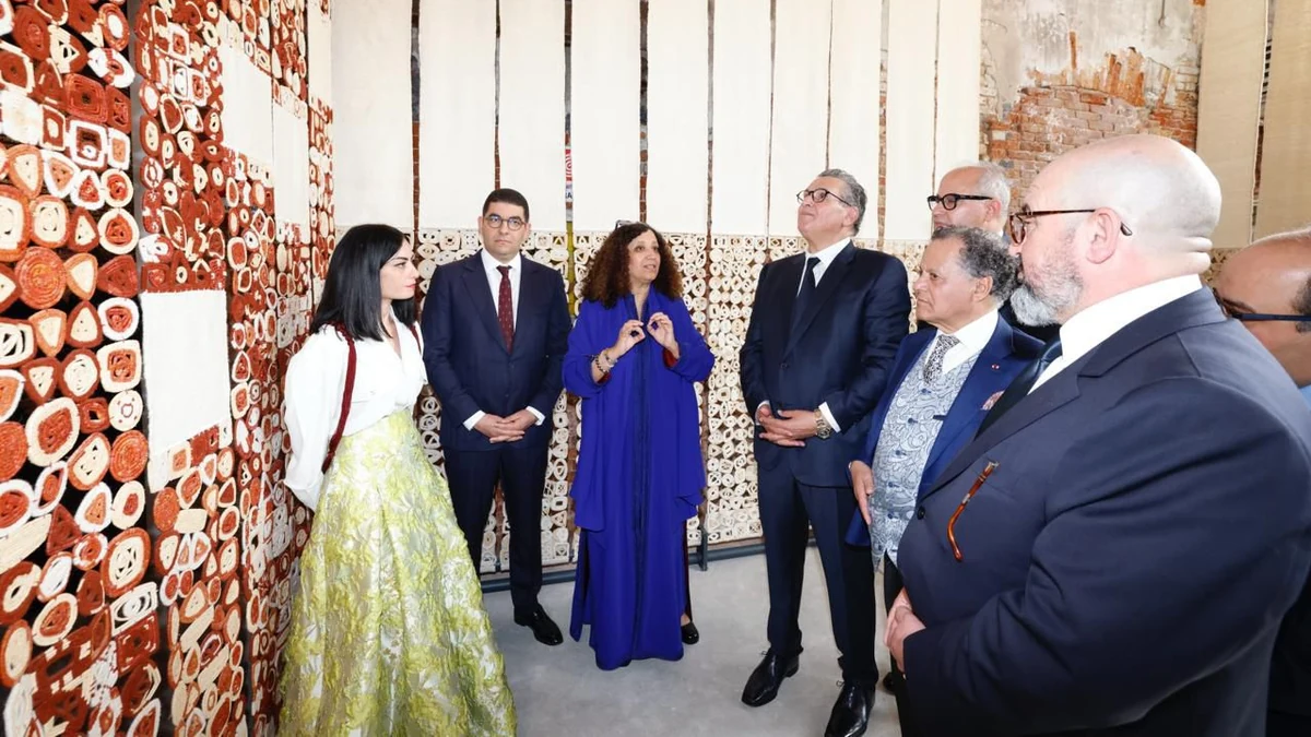 جناح المغرب في بينالي البندقية يعرض مشروع أزيطا للفنانة أمينة أكزناي