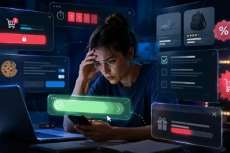 الأنماط الخادعة في الإنترنت وحيل التلاعب بالمستخدمين داخل التطبيقات والمتاجر الإلكترونية