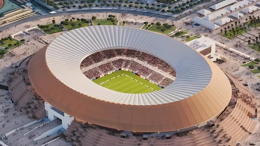 ملعب أدرار بأكادير يواصل مرحلة التأهيل ضمن استعدادات المغرب للاستحقاقات الكروية الكبرى.