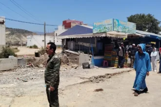 قائد قيادة أورير يشرف على حملة تحرير الملك العمومي