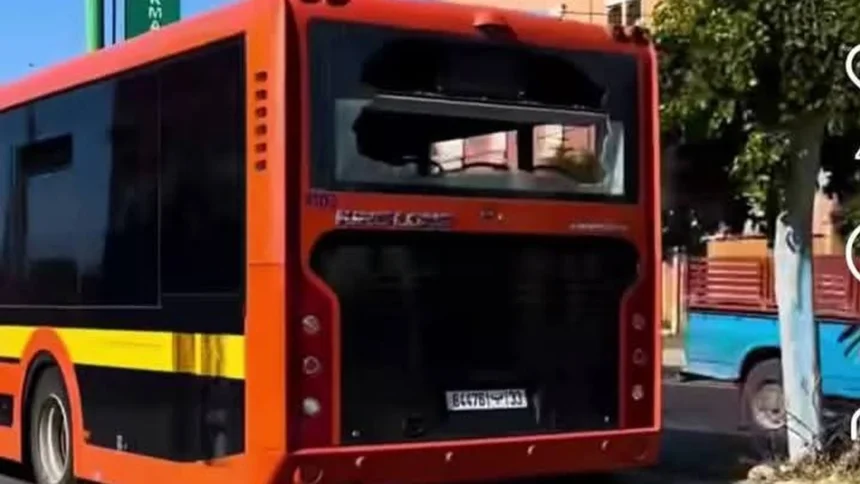 تخريب حافلة للنقل الحضري ببلفاع بعد رشقها بالحجارة