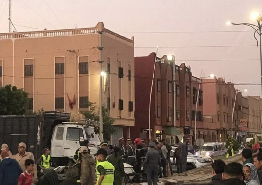 تارودانت: حادثة سير مميتة بالكردان تودي بحياة أستاذ وتُصيب ابنه بجروح خطيرة