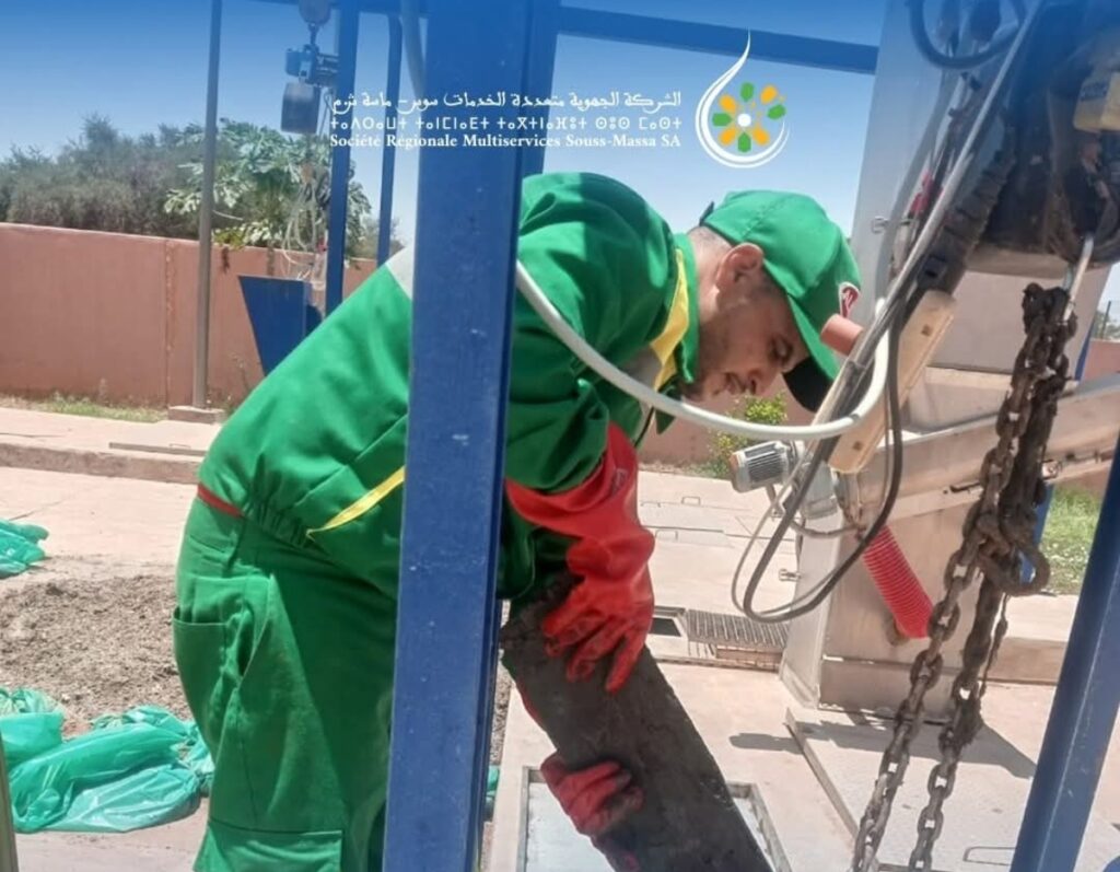 سوس ماسة : تحركات ميدانية مكثفة للحفاظ على كفاءة البنية التحتية للتطهير السائل