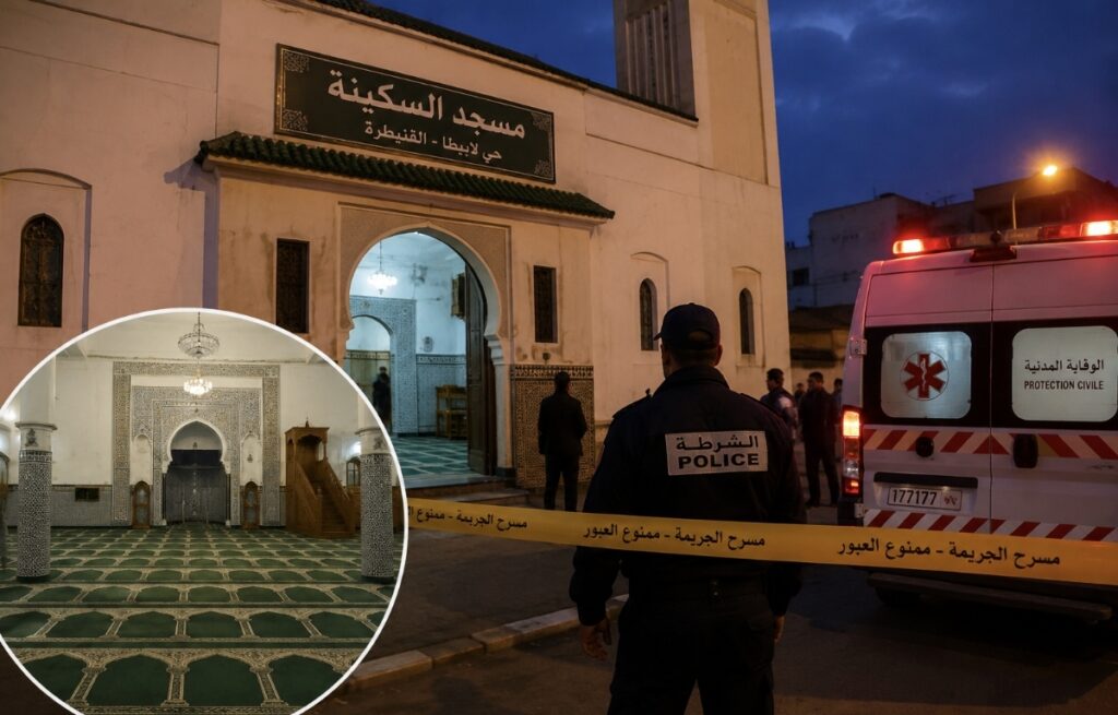 اعتداء خطير بالسلاح الأبيض على إمام مسجد بالقنيطرة أثناء صلاة المغرب