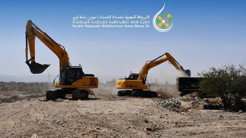 SRM SM تطلق الشطر الأول من مشروع التطهير السائل بمدينة تارودانت projet de purification des liquides