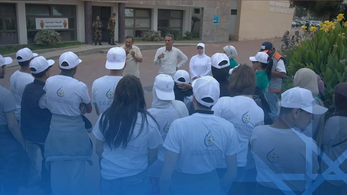 SRM SM تقود حملة لتنظيف شاطئ أكادير في يوم البيئة العالمي 