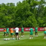 المنتخب الوطني يواصل تحضيراته بالولايات المتحدة الأمريكية