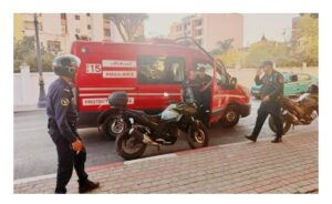 استنفار أمني عقب إصابة شرطي في حادث سير بمنطقة "إيبيريا"