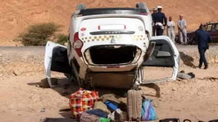 القضاء يدين سائق «طاكسي طاطا» بالسجن النافذ بعد تسببه في حادثة سير أودت بحياة 6 أشخاص accedent