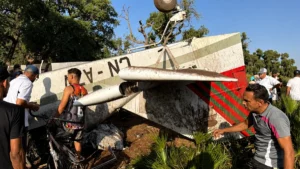 تحطم طائرة لإخماد الحرائق ومصرع قائدها في غابة المعمورة Accident d'avion