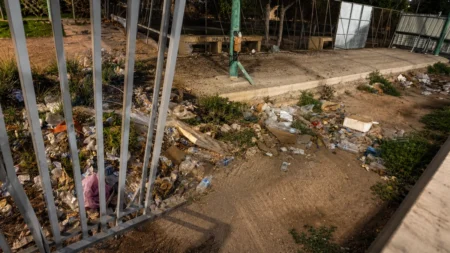 Accumulation de déchets