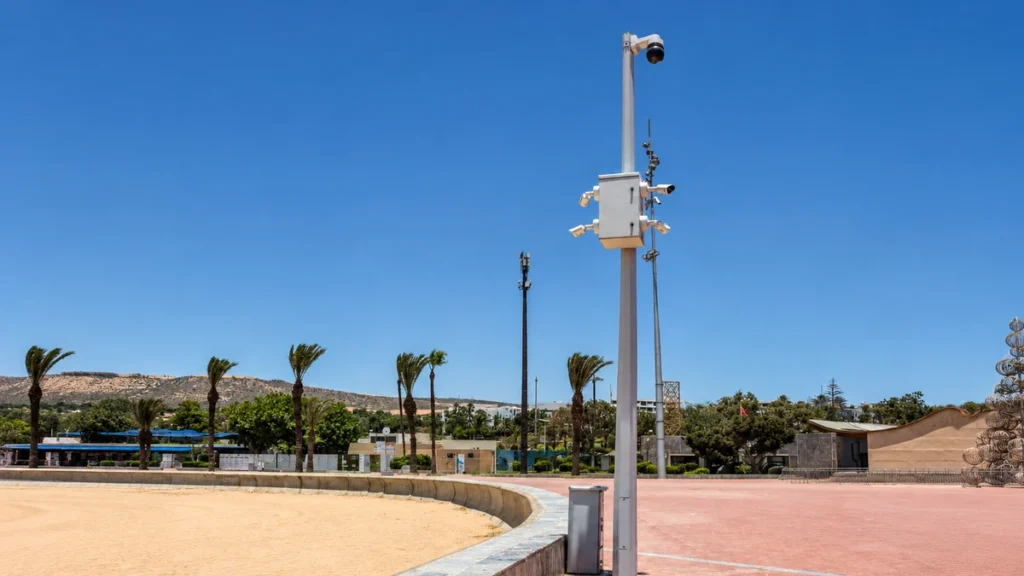 Caméras de la corniche d'Agadir