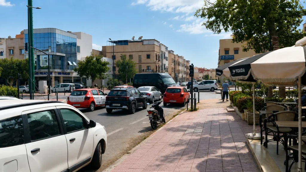 اختناق مروري بأكادير بعد تعطل الإشارات الضوئية بشارع جمال عبد الناصر لليوم الرابع Dysfonctionnement des feux de circulation
