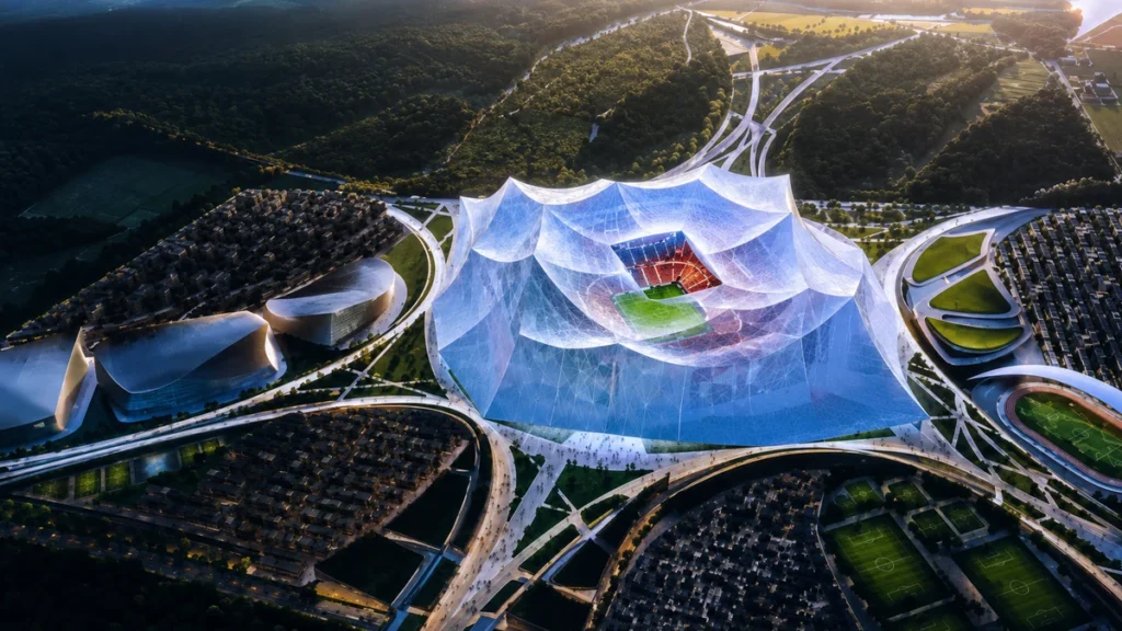 تقارير إسبانية ترجح الدار البيضاء لنهائي مونديال 2030 على حساب البرنابيو Grand Stade de Casablanca