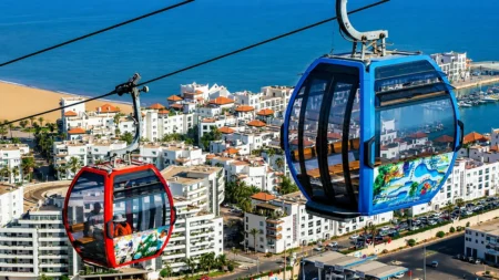 تلفريك أكادير وأكادير أوفلا.. الأسعار والمواقيت وما يجب معرفته قبل الزيارة Téléphérique d'Agadir et Agadir Oufella